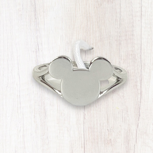 Pura Vida x Disney Mickey Mouse Icon Silver Open Sides Ring - Picture 5 of 14